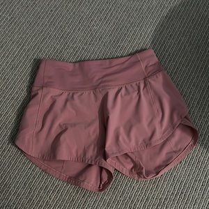 size 2, 4 inch Lululemon shorts